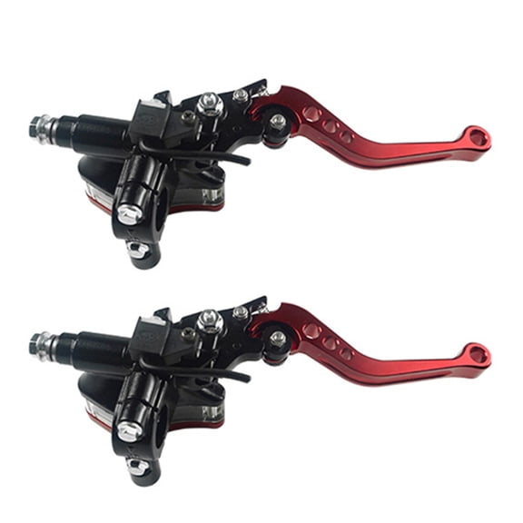 7/8" Motorcycle Levers Hydraulic Brake Masters Cylinder Reservoir Clutch Lever Set for Dirt Bike Scooter