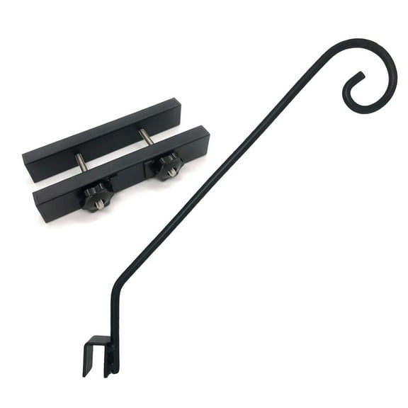 Heavy Duty Fence Deck Hook Rails Metal Balcony Railing Hook Deck Railing Plant Hanger for Hanging Plant Bird Feeders