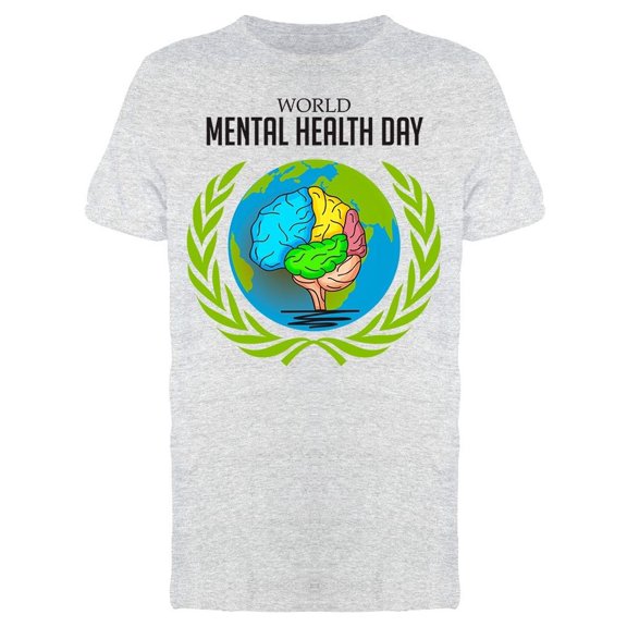Background World Mental Health Tee Men's -Image by Shutterstock