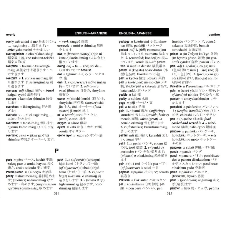 Tuttle Pocket Japanese Dictionary: Japanese-English English