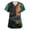 AF06-Army Green, variant on Halloween Womens Scrub Tops Cute Skeleton Pattern Nurse Shirt Funny V Neck Short Sleeve Workwear Uniforms With Pockets Holiday Saffron 2XL