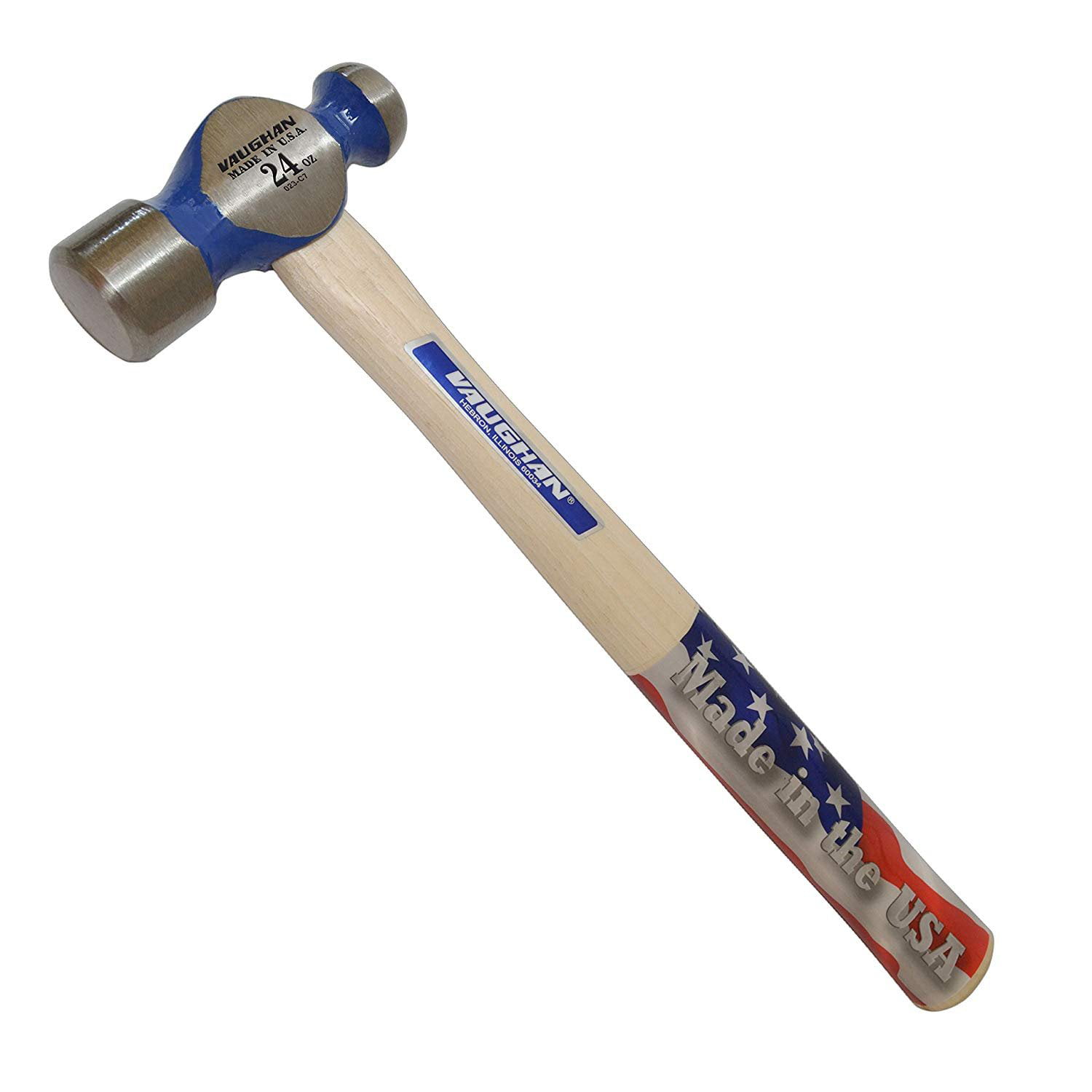 Blue 24 Oz New Hammer Blue Spot Tools Fibreglass Ball Pein Hammer 