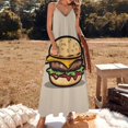 thumbnail image 3 of Hamburger Sleeveless Dress Dresses Women Summer Women's Summer Clothing, 3 of 9