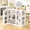 White, variant on 47.2 Inch Kitchen Island with Drop Leaf and Power Outlet, Wine Bar Cabinet with Bottle Rack and Glass Holder for Small Spaces, Coffee Bar Buffet, Black