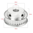 thumbnail image 5 of Uxcell 30 Teeth 14mm Bore 5.08mm Timing Belt Pulley for 10mm Belt, 5 of 5