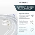 thumbnail image 2 of 5pk Infant Oxygen Cannula w/Soft Curved Prongs & 7Ft Crush Resistant Tubing, 2 of 7