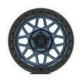 thumbnail image 3 of KMC Cast Aluminum Rim KM549 20X9 5X5.0 MN-BLUE GBLK-LP 0MM, KM54929050900, 3 of 3