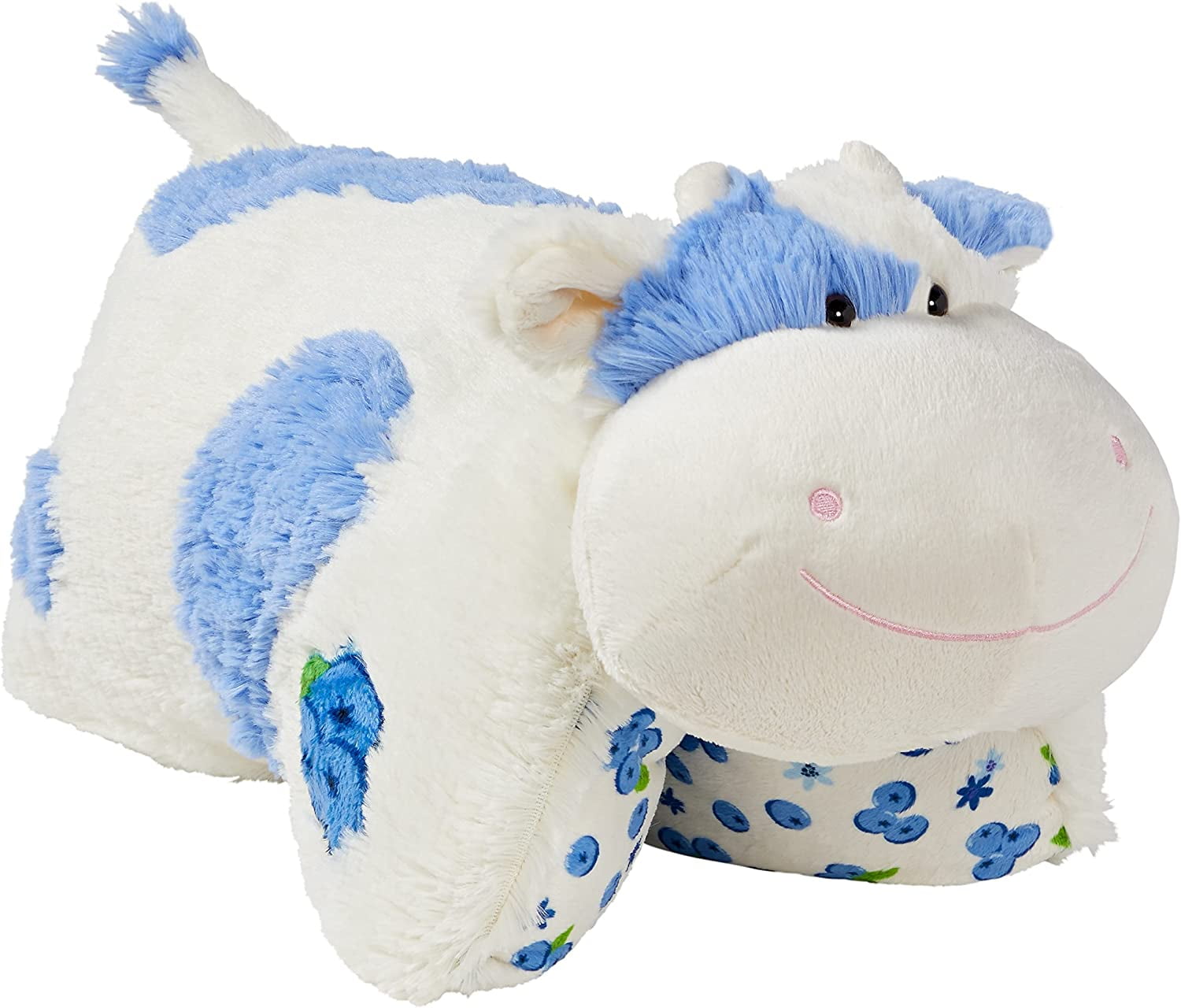 Pillow Pets Sweet Scented Blueberry Cow Stuffed Animal Plush Toy
