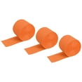 thumbnail image 1 of Unique Bargains Crepe Paper Streamer Decoration 82ft Long 1.77 Inch Wide, Orange 3 Pack, 1 of 5