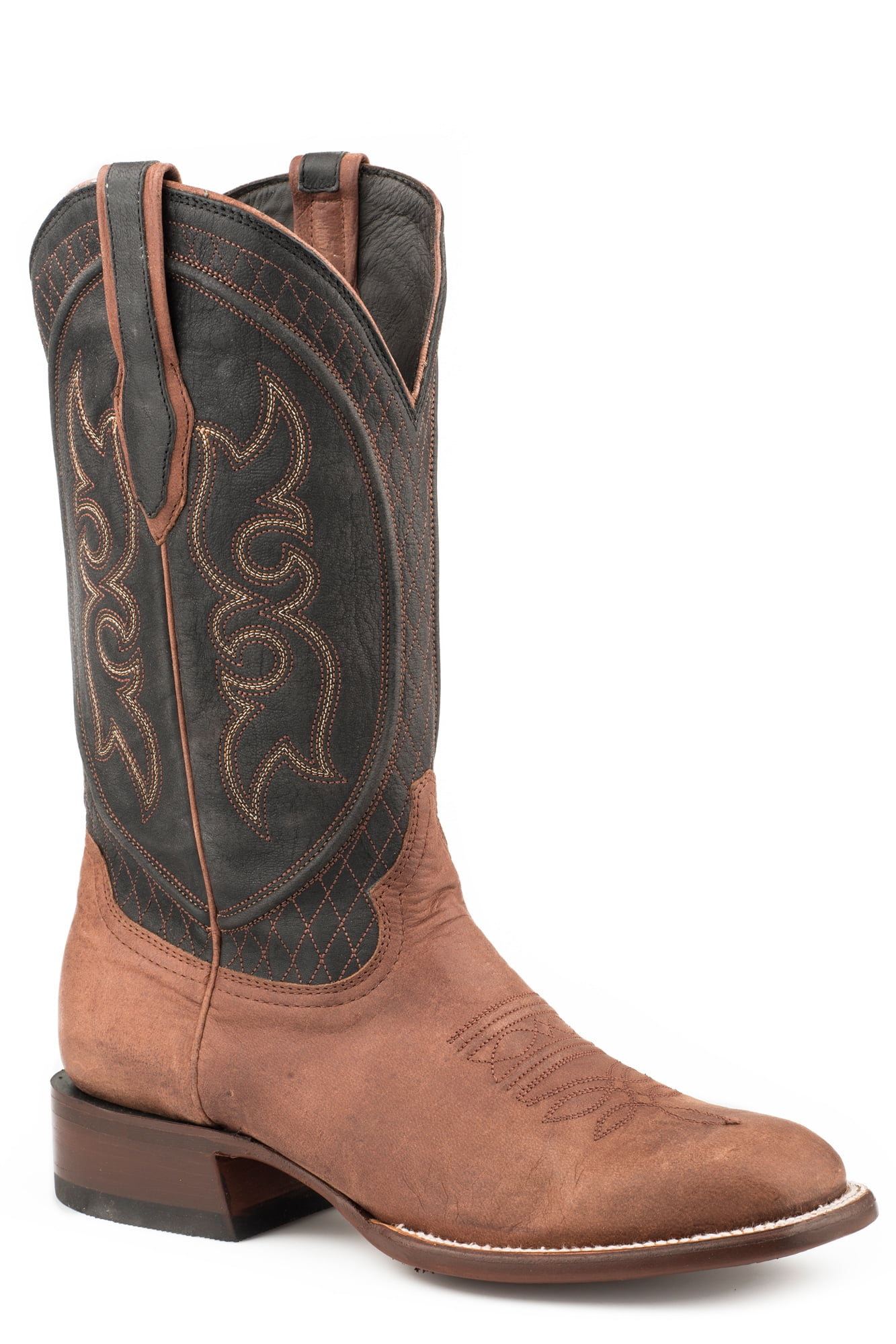 Stetson Mens Brown/Black Leather Westby 