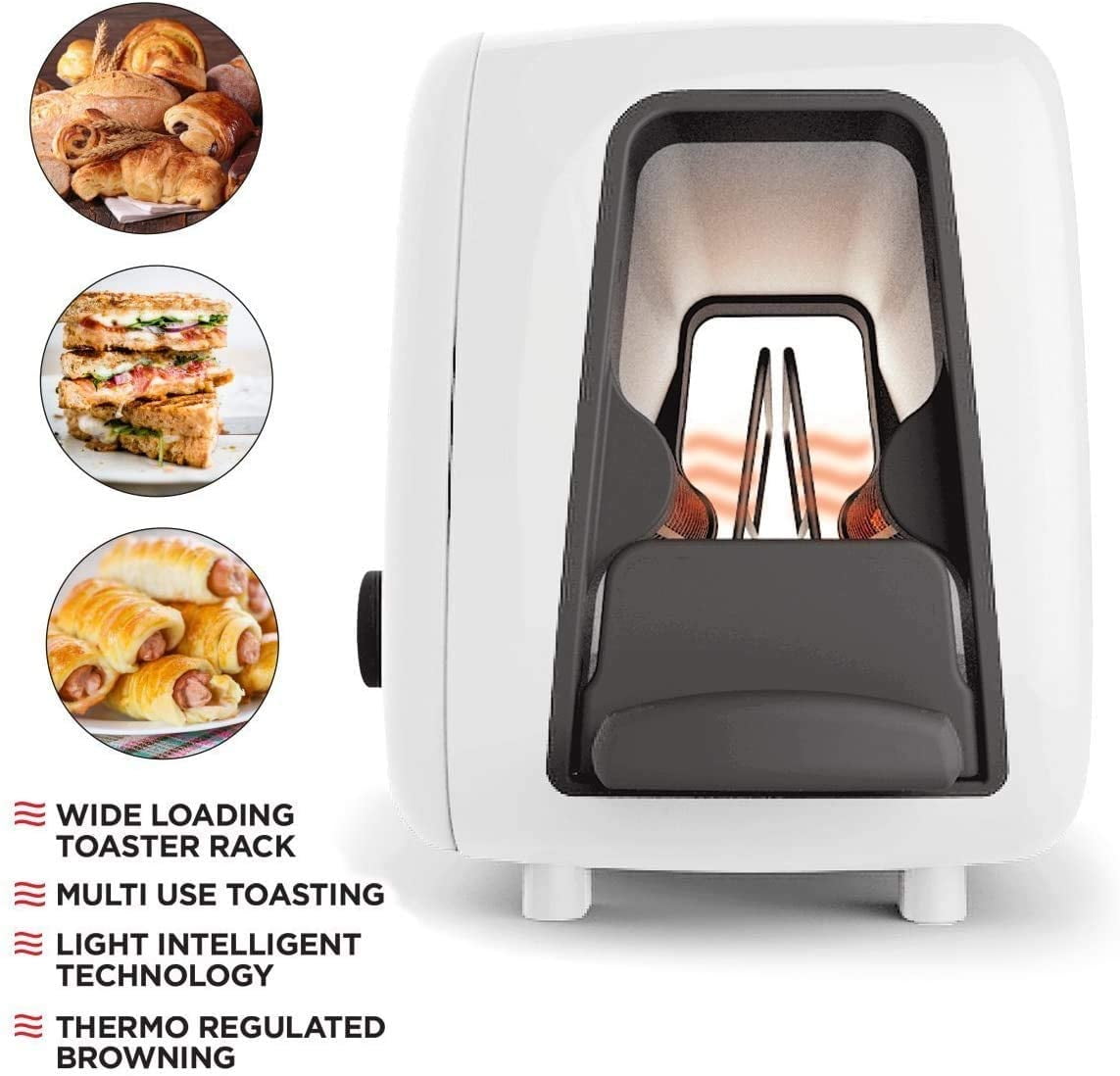 side loading toaster