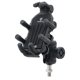 thumbnail image 1 of Soporte de teléfono para motocicleta con amortiguador de vibración, soporte antirrobo para teléfono móvil de motocicleta, rotación ajustable de 360°, 1 of 8