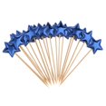 thumbnail image 3 of de 80, decoración para cupcakes de estrellas para en hogar, cumpleaños, boda, festival, , hermosos de para tartas Gloria Estrellas De La Torta Topper, 3 of 4