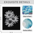thumbnail image 3 of Diamond Art Kits for Adults - 5d White Petals Dewy Daisies Trio Diamond Painting for Adults, Diamond Art for Adults Beginners, Diamond Painting Kits for Adults for Home Wall Decor, 3 of 7
