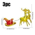 thumbnail image 3 of Iumwxz Christmas Deer Balloons Set of 3 Green Plastic 81x50cm Holiday Decorations for Indoor Outdoor Xmas Party Centerpiece Photo Background Props Durable Lightweight Material for Festive Atmosphere, 3 of 6