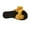 Yellow, variant on Women's Summer New One-line Rhinestone Pearl Over Flat Sandals Summer Sandals Yellow 39