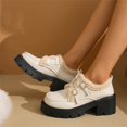 thumbnail image 6 of EKVAHL Loafers for Women Chunky Low Heel Oxfords Slip On Casual Shoes Fall Winter Outdoor Walking Work Shoes, 6 of 6