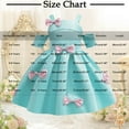 thumbnail image 3 of gljltg Girls' 100% Polyester Chiffon Puff Pleated Dress Breathable Soft Comfort for Daily Travel Birthday Party, 2-10 Years, 3 of 4