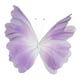 thumbnail image 4 of Mariposa de gasa decorativa para pared, enorme mariposa artificial de seda para ventana Púrpura, 4 of 9