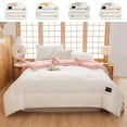thumbnail image 1 of Up to 40% off Gifts Oefntac Quilt Soft Washed Microfiber Duvet Insert - Great for Summer Spring Fall Enhanced Warmth for All Seasons - Lightweight Yet Insulating Comforter Core, 1 of 9