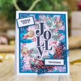 thumbnail image 4 of Mezcla de palabras deseo feliz Navidad Neol Joy frase alfabeto troqueles de corte de Metal juego de sellos de silicona transparente decorar tarjetas, 4 of 4