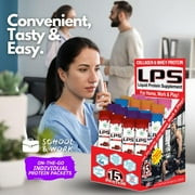 Nutritional Designs LPS Liquid Collagen & Whey Protein Supplement - Non-GMO Drink, Sugar-Free - Promotes Healthy Skin & Hair for Men & Women, Single Serve (Variety Box, 30)