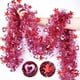 thumbnail image 1 of Set de decoraciones para San Valentín | Serpentinas de cinta, guirnaldas en forma de corazón, plástico, rosa vino, 196,8x3,5 pulgadas | Fondo de fiesta navideña, fácil almacenamiento, exposición en, 1 of 9