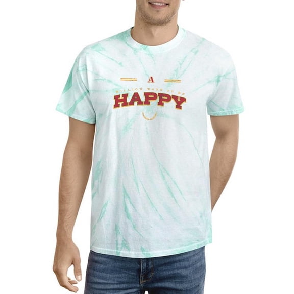 Million Ways To Be Happy Tie Dye Cyclone Men -Image by Shutterstock, Male Medium