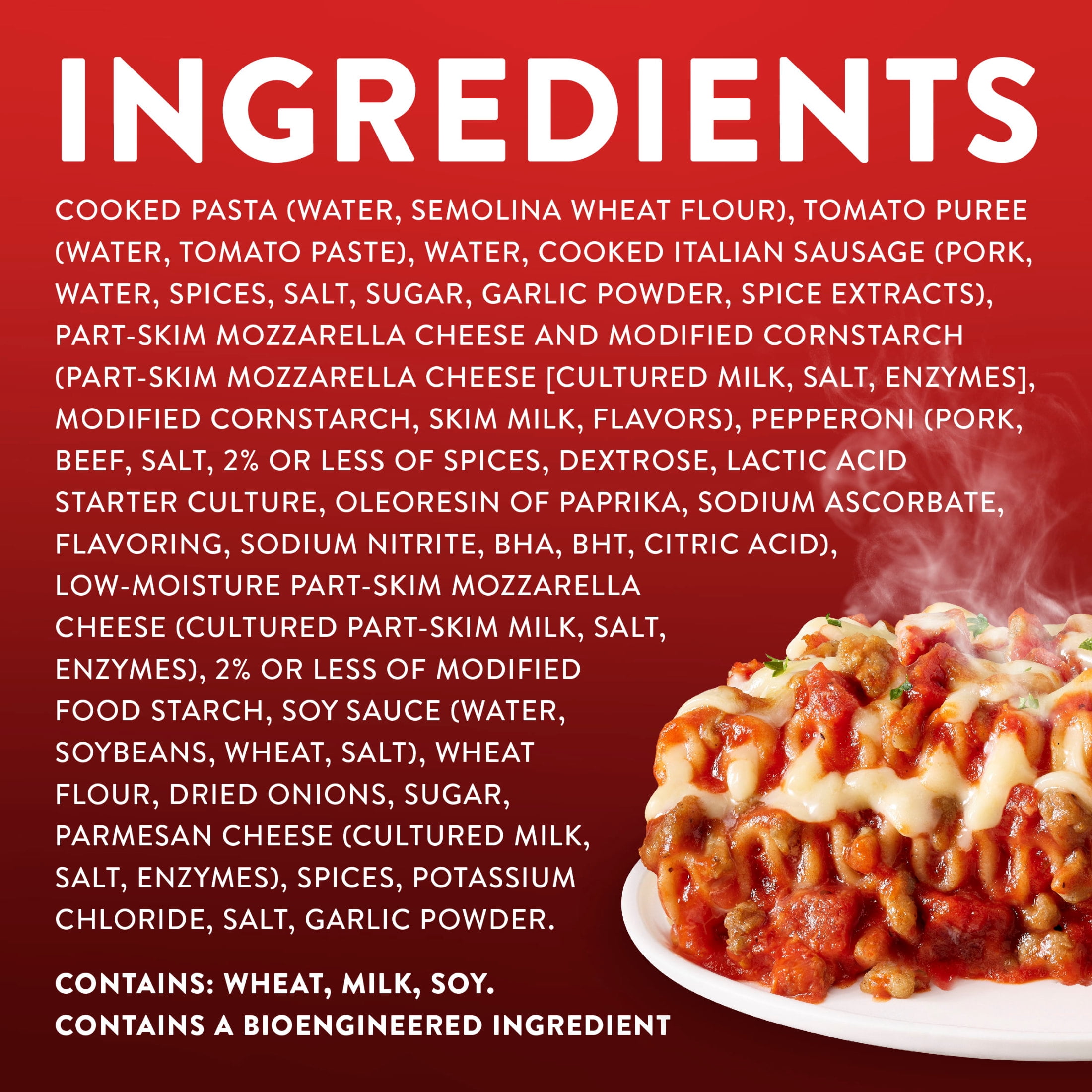 Stouffer’s Meat Lovers Lasagna, Large Family Size, Frozen Lasagna Frozen Family Dinners 57 oz