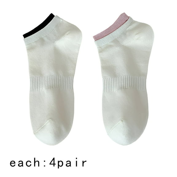 TELOLY 8Pairs Ankle Socks for Women,Womens No Show Socks Size 9-11,Cotton Low Cut Socks