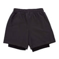 thumbnail image 2 of Bermuda Athletic Works para Niño Diseño Doble con Jareta y Bolsillos Negro Talla 12, 2 of 4