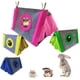 thumbnail image 2 of Greeniant Cama Casa Refugio Con Ventana Circular - Relación Calidad-Precio Trigon Adecuada Para Mascotas Pequeñas Rata Ardilla Hurón Conejo Type2 NO2, 2 of 6
