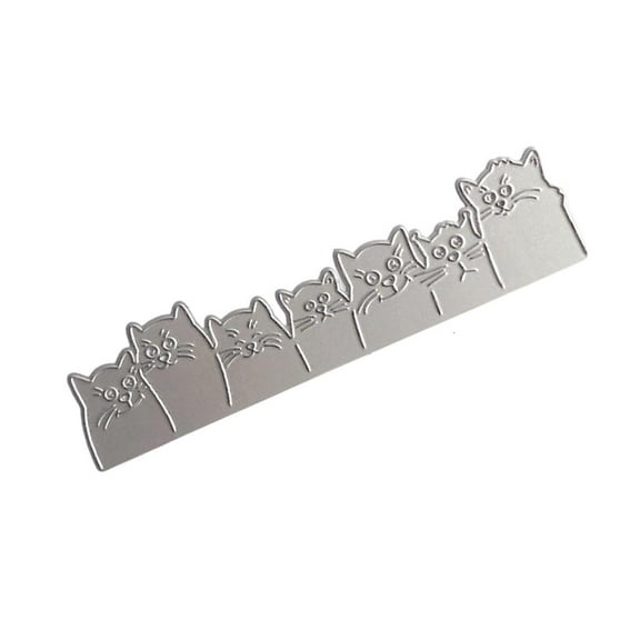 Rvaymup Animal Cats Cutting Dies Carbon Steel Die Cut Templates Metal Embossing Stencils for Scrapbooking Card Making Album