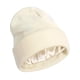 thumbnail image 1 of Gorro de punto de invierno con forro de satén y diseño con puños, suave, unisex Blanco, 1 of 9