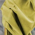 thumbnail image 5 of Voguele Blackout Curtain Energy Efficient Drapes Thermal Insulated Privacy UV Protection Window Panel Velvet Rod Pocket Yellow -green W:59"x H:71"/ 150cm*180cm, 5 of 7