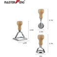 thumbnail image 2 of Ravioli Mold, Ravioli Cutter with Wooden Handle and Rim Kitchen Accessories Utensils - Set of 3, 2 of 5