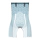 thumbnail image 4 of Pantalones abdominales de cintura plástica con tiras de gelatina de copos de nieve pequeños, pantalones moldeadores de cadera de tela de malla transpirable de alta elasticidad, 4 of 4