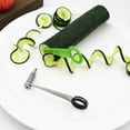 thumbnail image 3 of 2 Pack Stainless Steel Potato Spiral Cutter, Ultra Sharp Spiral Cutter for Potatoes, Cucumbers, Carrots Dishwasher Safe, Ergonomic Kitchen Gadget, 3 of 5