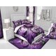 thumbnail image 4 of Juego de Funda Nórdica Tamaño Queen,Juego de Ropa de Cama de Flores de Rosas 3D 3Pcs,Romántico Salvaje, 4 of 8