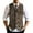 Coffee, variant on Jackets for Men,Men's Vest Blazer, Retro Lapel Design with Chain Detail, Multi-Functional Sleeveless Suit Jacket,Mens Winter Coats,Size:S