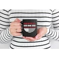 thumbnail image 2 of Proud Mother Of A Brave Police Officer., Mothers, Parents, Mother-In, Black 11oz Ceramic Mug, 2 of 5