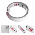 thumbnail image 1 of OUNONA Tape Rulers Miter Track Tape Steel White 1Pack 12.5mm Width For Router Table, 1 of 8