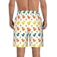 thumbnail image 3 of Naloa Colorful Squirrel Men's Beach Shorts, Surfing shorts, Swim trunks, Quick Dry Swim Trunks for Surfing Beach Fun - Medium, 3 of 9