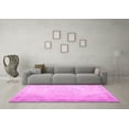 thumbnail image 3 of Ahgly Company Indoor Square Abstract Pink Contemporary Area Rugs, 7' Square, 3 of 4