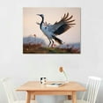thumbnail image 2 of Nawypu  Red Crowned Crane China Poster Canvas Prints Wall Art For Home Office Decorations, 2 of 6