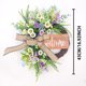 thumbnail image 2 of Coronas de Puerta de Primavera para la Puerta Delantera Afuera Corona de Flores de Arco Pequeño Decoración Colgante 43 * 43 * 7 cm Coronas de Verano de Primavera para la Puerta Delantera, 2 of 7