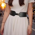thumbnail image 6 of Flexible PU Leather Support Belt Adjustable Waistband For Physical Activity Stage Performances, 6 of 10