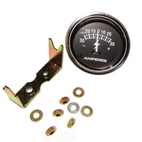 393334R91-GAUGE Chrome Amp Meter (30-0-30) Fits Case/International Harvester