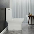 thumbnail image 6 of Carre One-Piece Square Toilet Left Side Flush Handle Toilet 1.28 gpf, 6 of 12