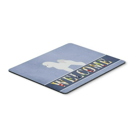 Bichon Frise Welcome Mouse Pad, Hot Pad or Trivet